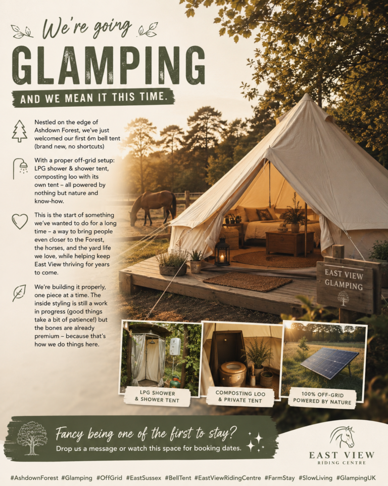We’re going full on with glamping — and we mean it this time.